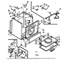 Kenmore 1107218622 cabinet parts diagram