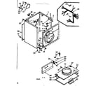 Kenmore 1107218800 cabinet parts diagram
