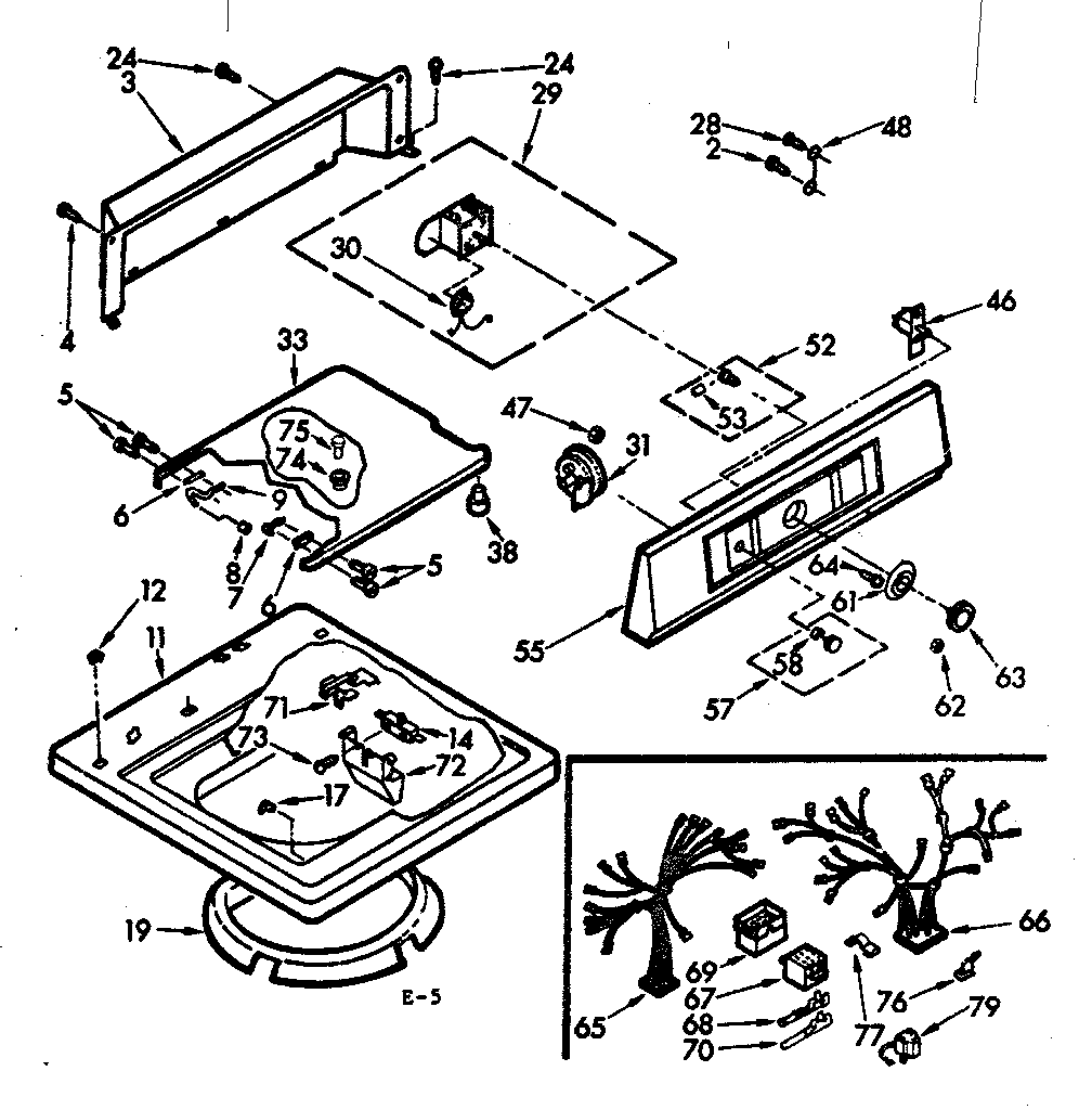 TOP AND CONSOLE ASSEMBLY