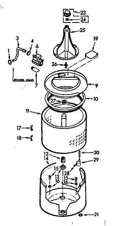 Tub and basket assembly