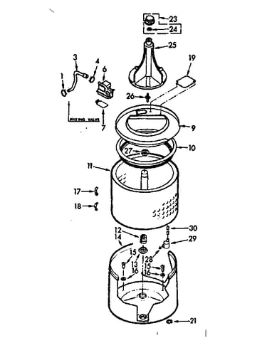 Tub and basket assembly