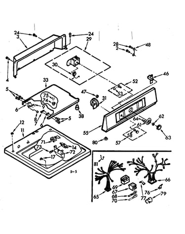 Top and console assembly