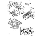 Kenmore 1107224600 top and console assembly diagram