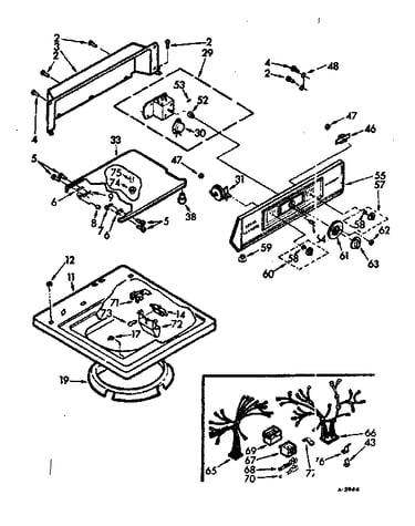 Top and console assembly