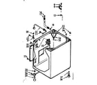 Kenmore 1107305620 cabinet parts diagram