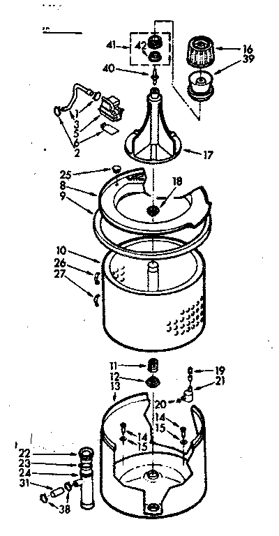 Tub and basket assembly