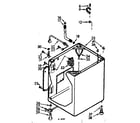 Kenmore 1107304622 cabinet parts diagram