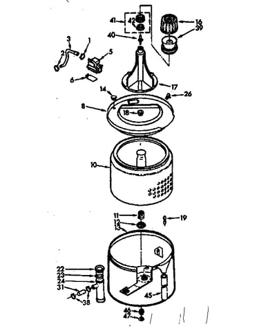 Tub and basket assembly