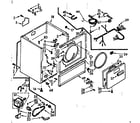 Kenmore 1107307200 cabinet assembly diagram