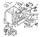 Kenmore 1107307620 cabinet assembly diagram