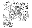 Kenmore 1107357640 cabinet assembly diagram