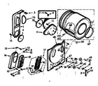 Kenmore 1107358640 bulkhead assembly diagram