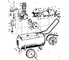 Craftsman 106152141 replacement parts diagram