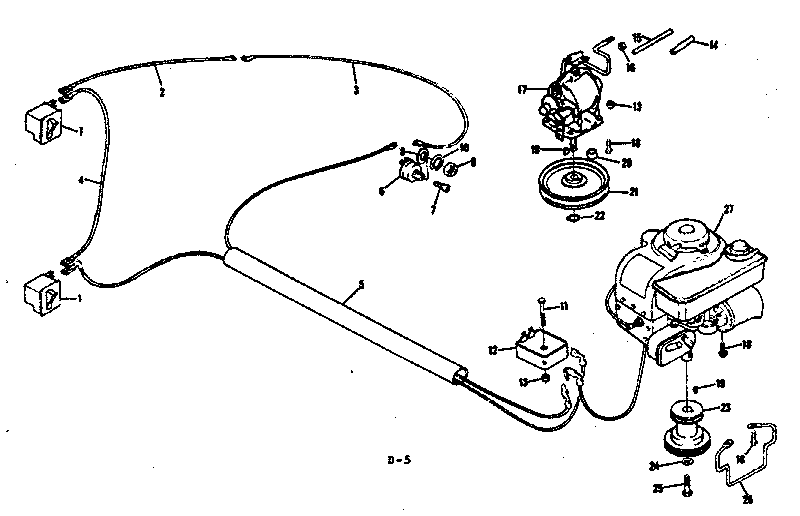 Engine and wire harness