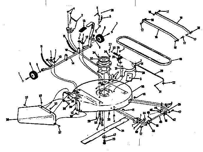 MOWER HOUSING