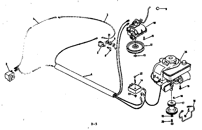 Engine and wire harness