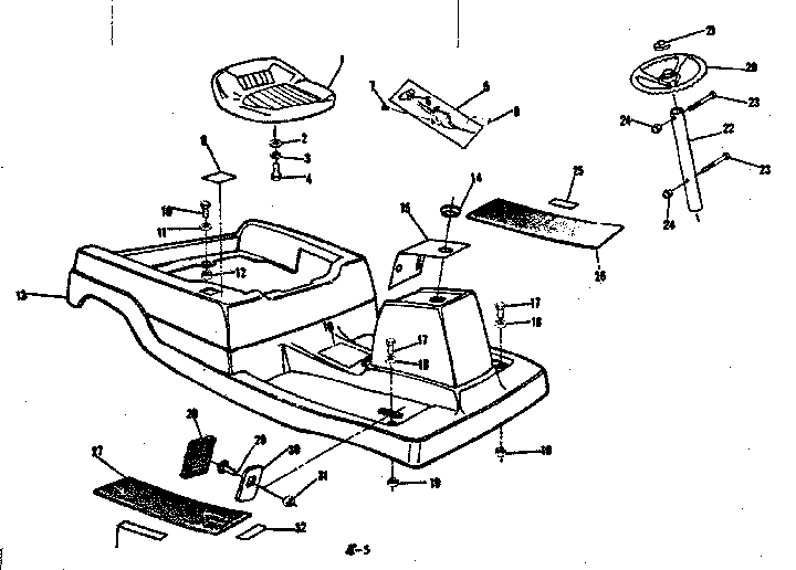 Seat and body shroud