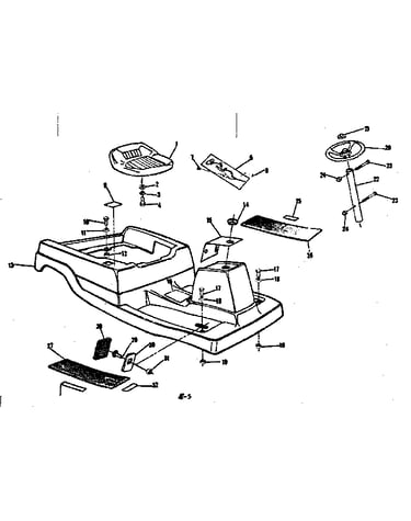 Seat and body shroud