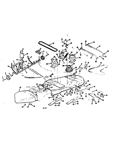 Lower pivot shaft