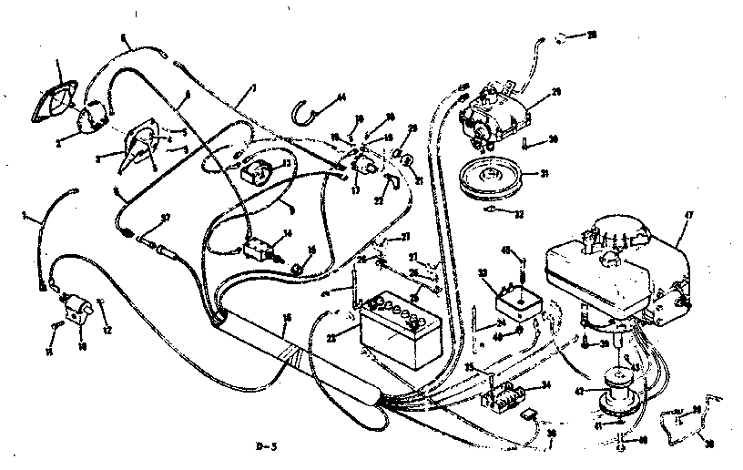 Engine and wire harness