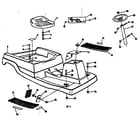 Craftsman 131962632 body shroud and seat assembly diagram