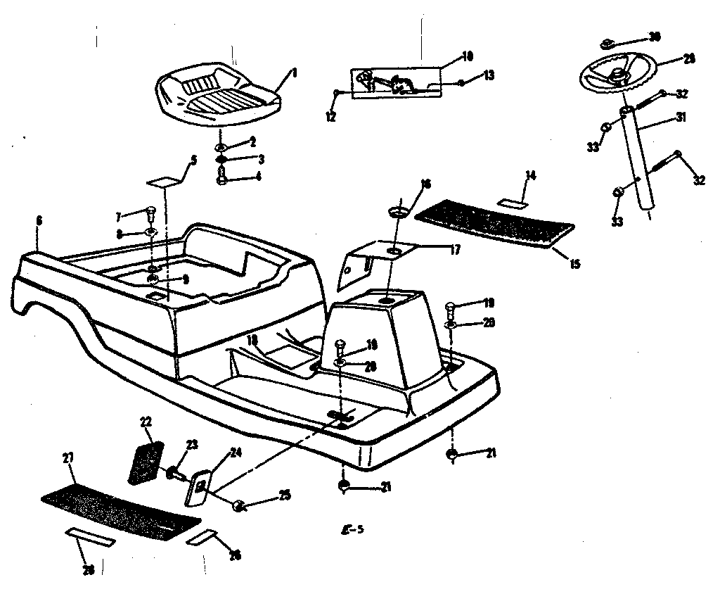 Body shroud and seat assembly