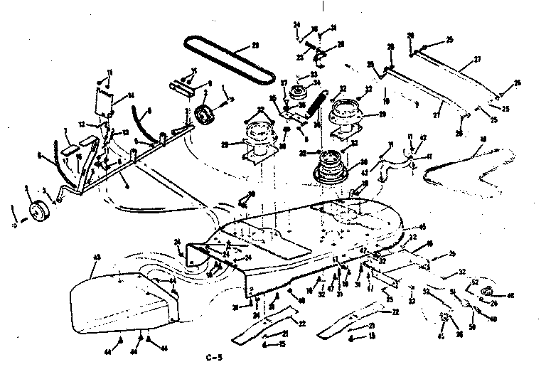 MOWER HOUSING