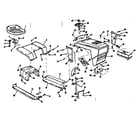 Craftsman 13196361 grill and seat assembly diagram