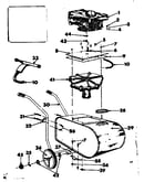 Engine and tank assembly