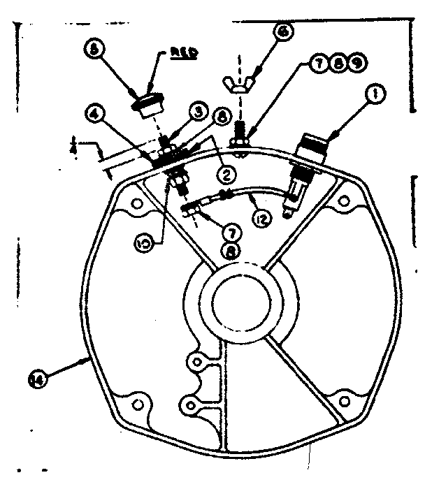 Rear bearing carrier assembly