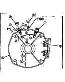 Rear bearing carrier asm w battery charging terminals