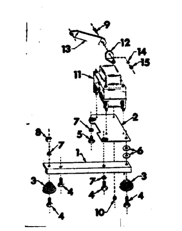 Reactor asm & engine mounting support