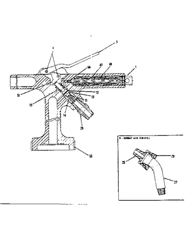 Air swivel assembly