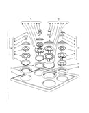 Cook top section