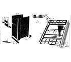 Craftsman 10324680 table and cabinet diagram