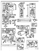 Carburetor and fuel tank assembly