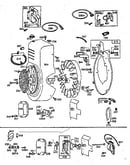 Flywheel assembly and blower housing