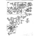 Briggs & Stratton 195400 TO 195499 (0010 - 0080) electric starter diagram