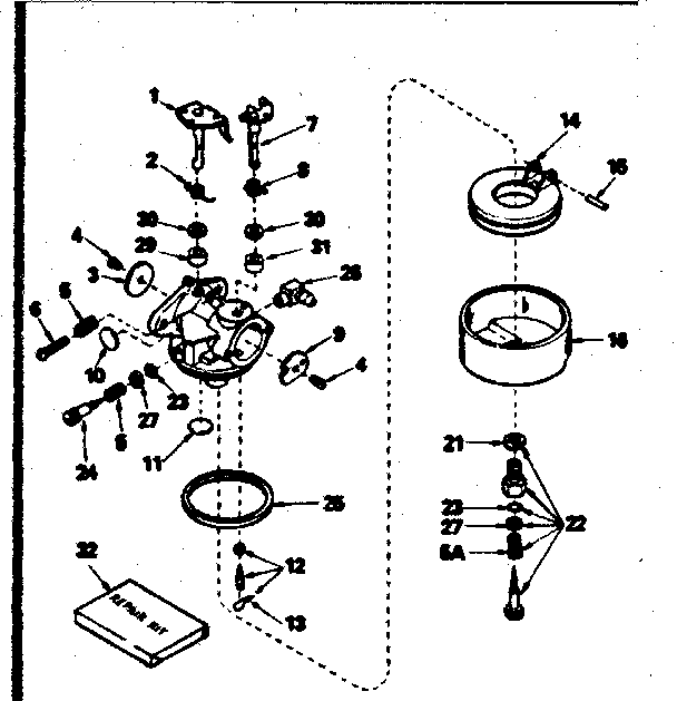 CARBURETOR NO. 631581