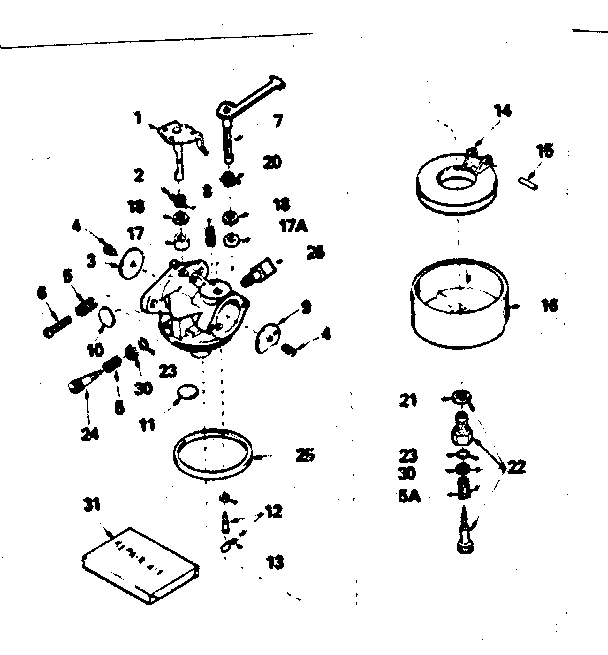 Carburetor no. 632284
