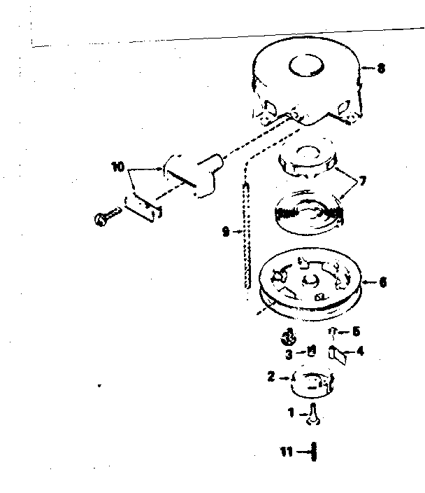 Rewind starter no. 590420a