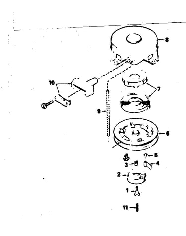 Rewind starter no. 590420a