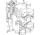 Kenmore 1068376750 cabinet parts diagram