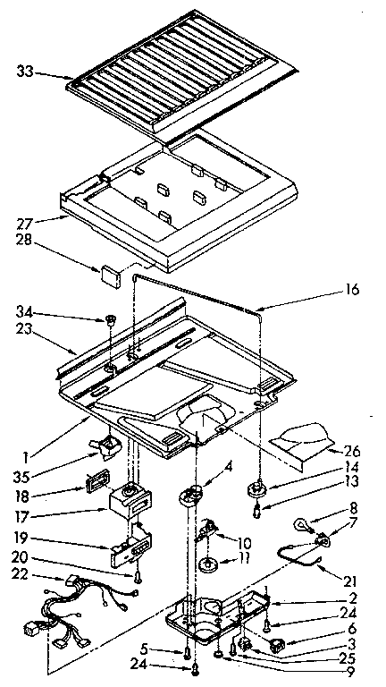 COMPARTMENT SEPARATOR PARTS