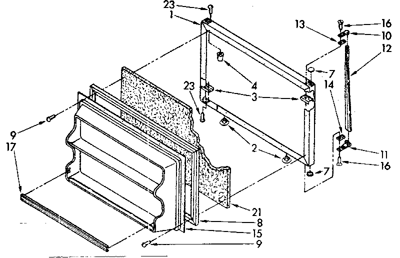 FREEZER DOOR PARTS