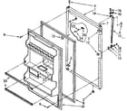 Kenmore 1068376760 refrigerator door parts diagram