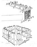 Floor and side roof frame assemblies