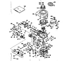 Craftsman 143141102 basic engine diagram
