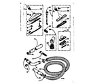 Kenmore A2860 attachment parts diagram