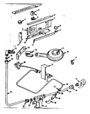 Control panel and burner section